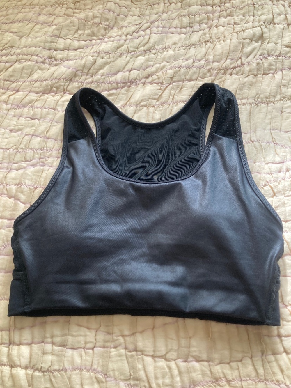 Like new Fabletics black sport bra cute and well made
